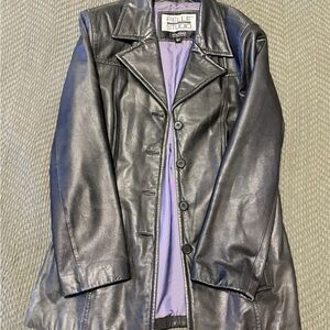 Pelle Studio Charcoal Leather Women's Jacket